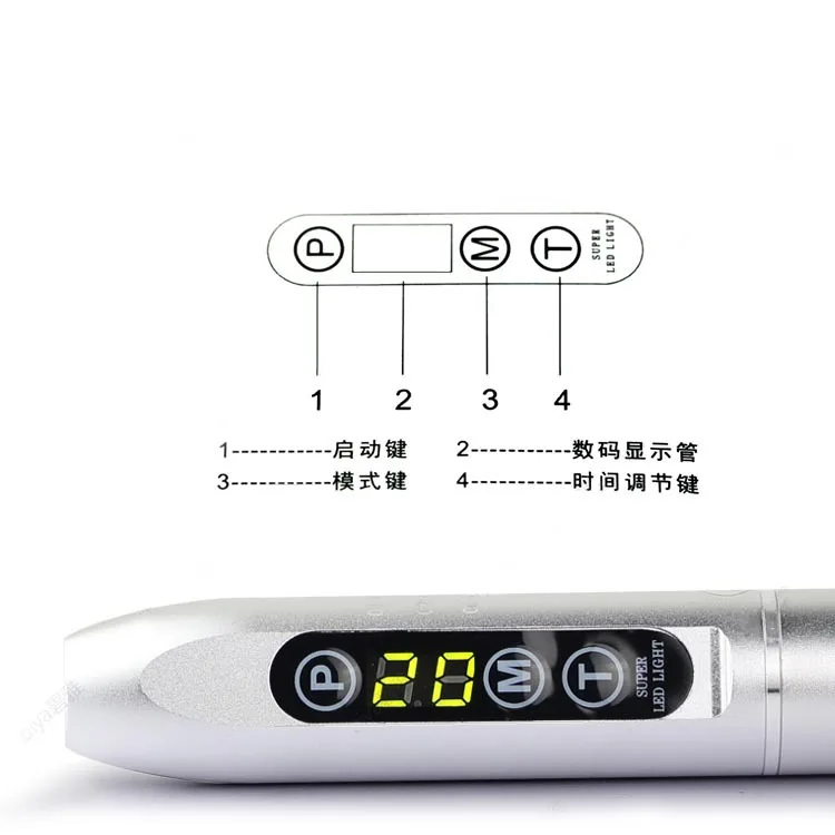 Dental Restoration Equipment LED Curing Light Machine Aluminum Alloy shell Beautiful and Durable factory