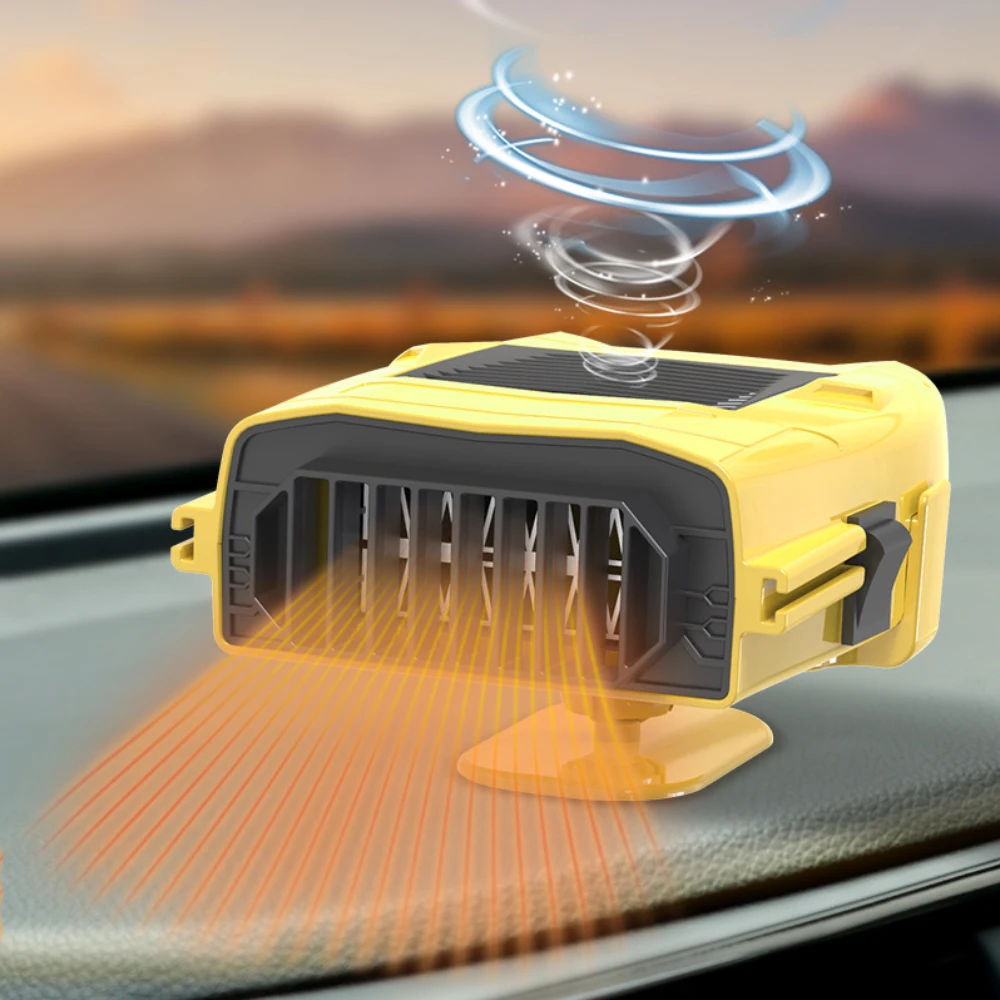 Новое поступление мощный портативный Электрический вентилятор для подогрева лобового стекла