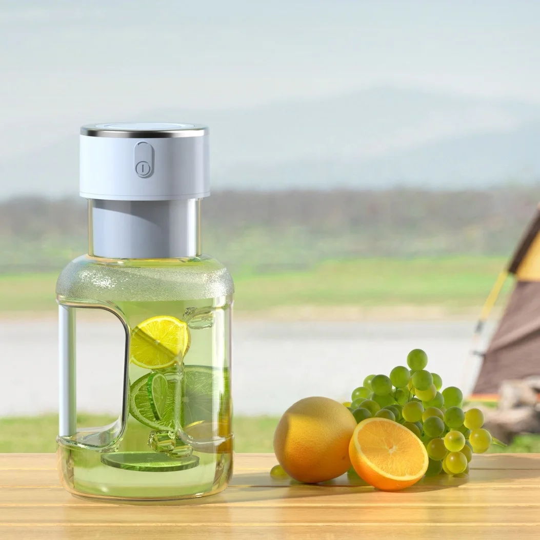 Wireless Large-capacity Portable Tons Tons Barrel Juice Cup Straw Juicer Home Electric Small Juice Cup Outdoor Juice Cup 5
