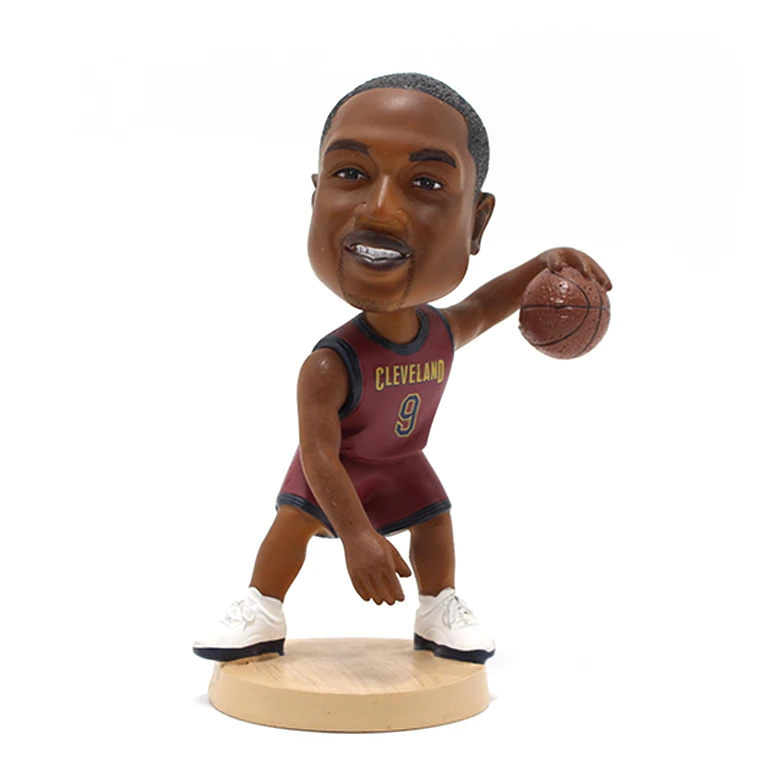 Nba Bobblehead Sports Fan Collection Souvenir Man Basketball Player Car Dashboard Bubble Head