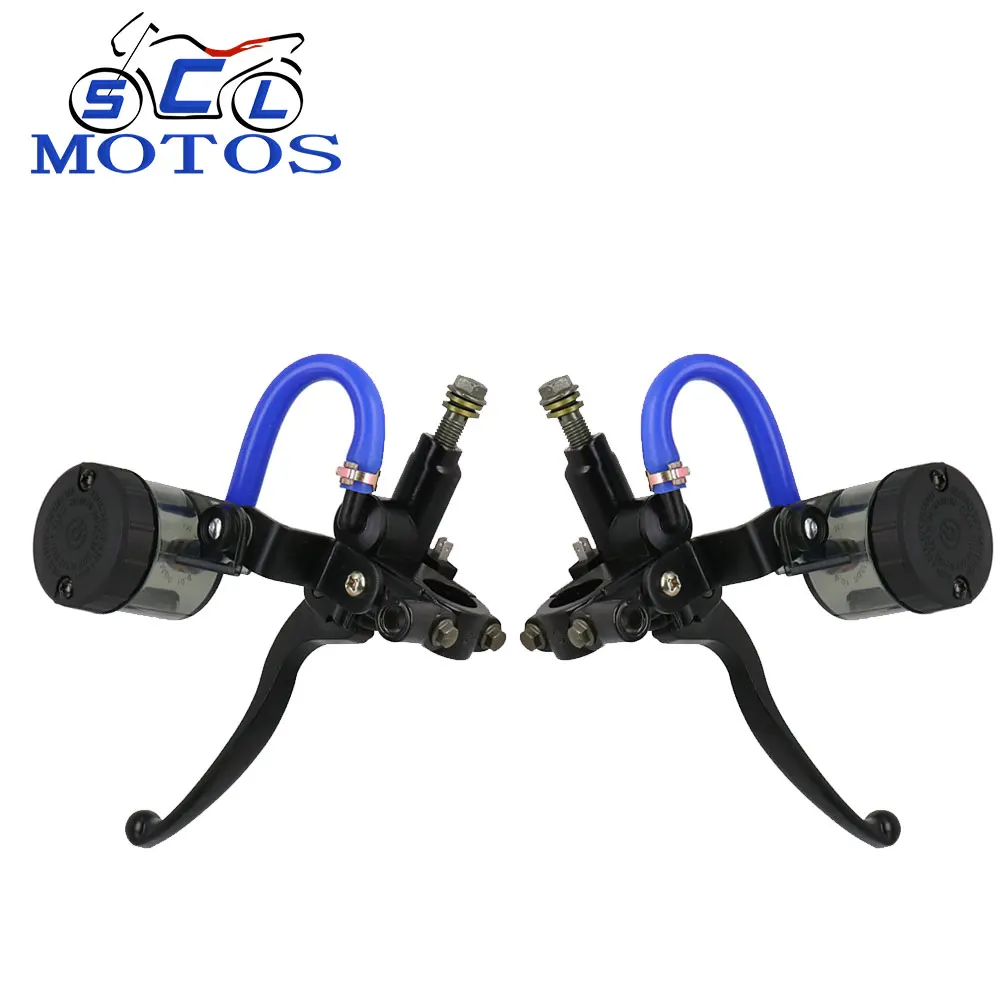 Универсальный Гоночный Мотоцикл левый и правый Регулируемый рычаг гидравлического сцепления Главный цилиндр тормозной насос