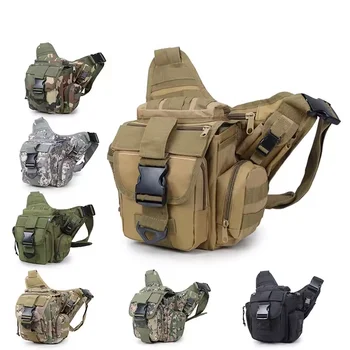 One Shoulder Arm Camo waist bag One Shoulder Camera Bag Waterproof Oxford Tactical Saddle bag