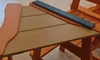 Tabouret de bar avec plateau de connexion (table)