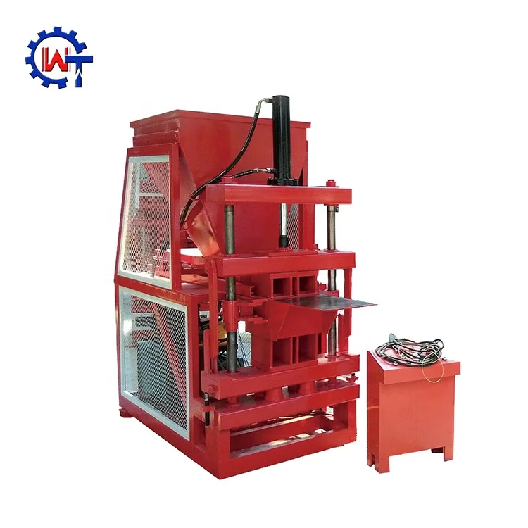 WT2-10 Compressed  Earth Blocks Machines Interlock Brick Clay Hydraulic Presses Ecological Brick Machine