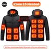 Nero 15 zone Riscaldato