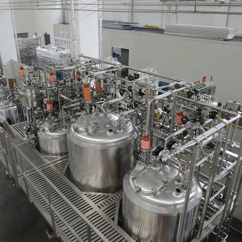Laboratory Bioreactor Fermentation Extraction Biotechnology Storage Mixing Tanks Specific for Liquid Spawn Fermenting Equipment