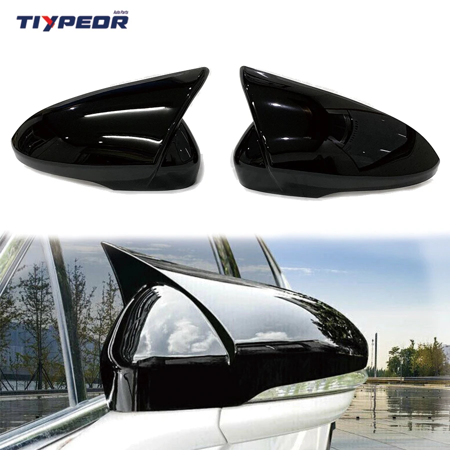 product for ford mondeo 2013   2018 ox horn side mirror cover with light gap   replacement rearview mirror cover-4