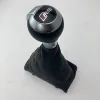 RS/costura roja/alcantara