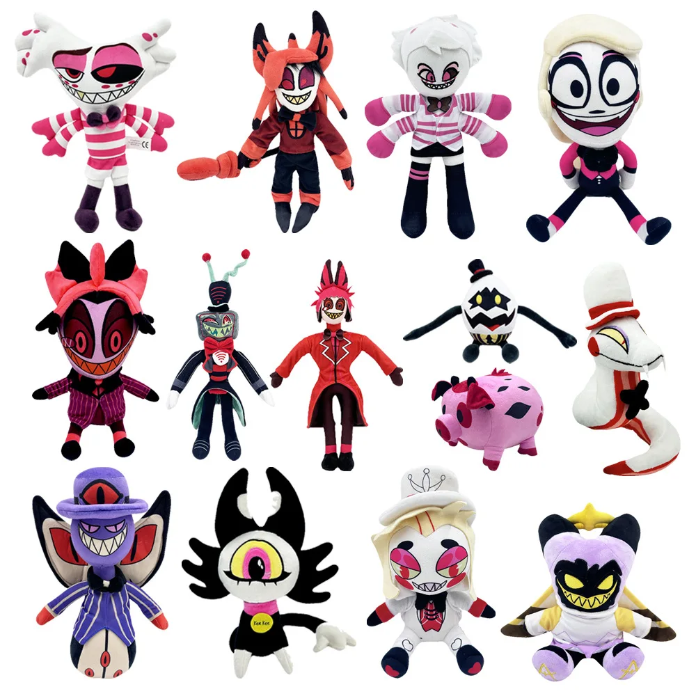 Hazbin Hotel Alastor Plush Toy Cartoon Anime Stuffed Toys For Kids ...