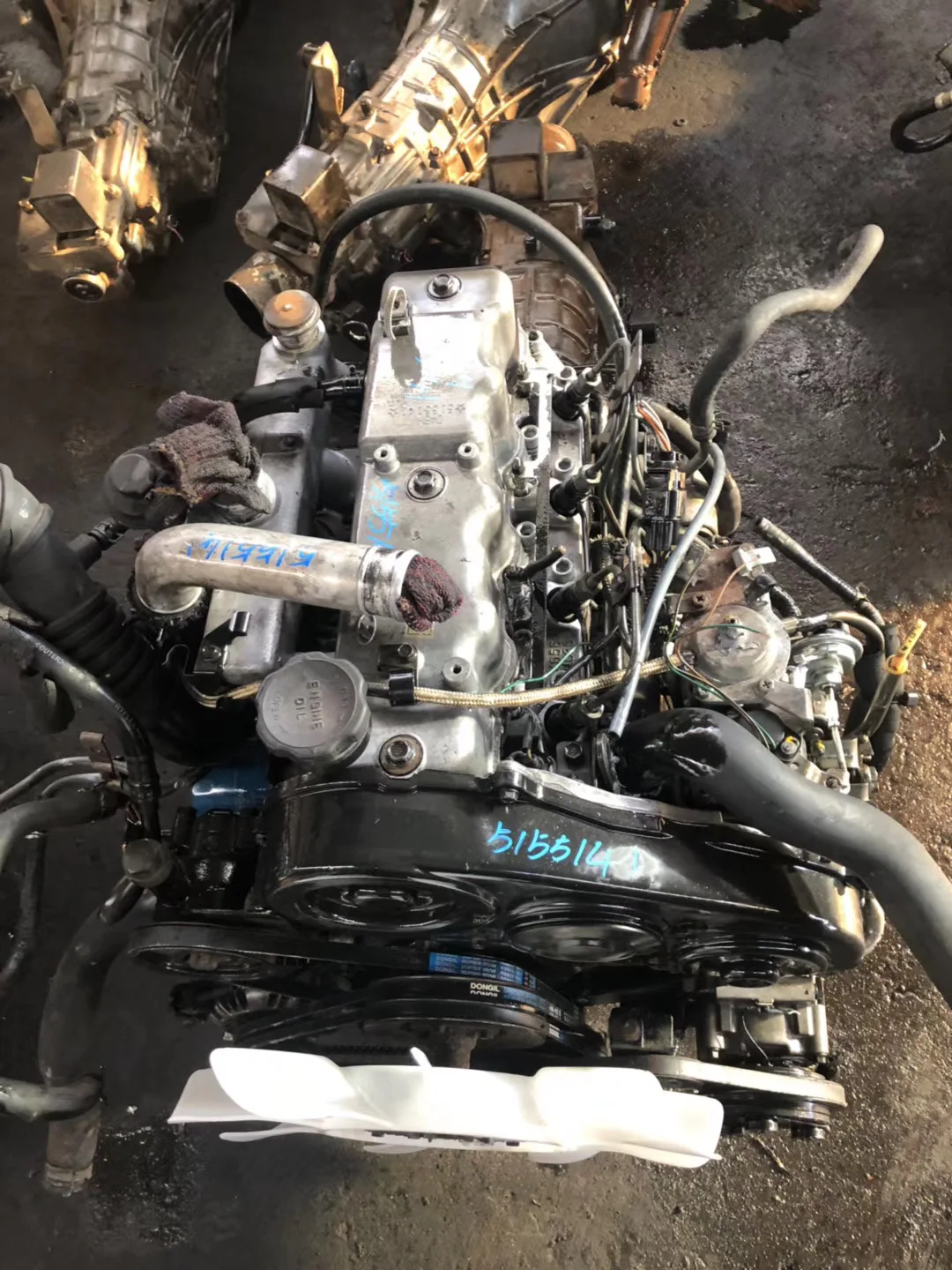 Intercooler Korea D4BH Used Diesel Engine With Turbo