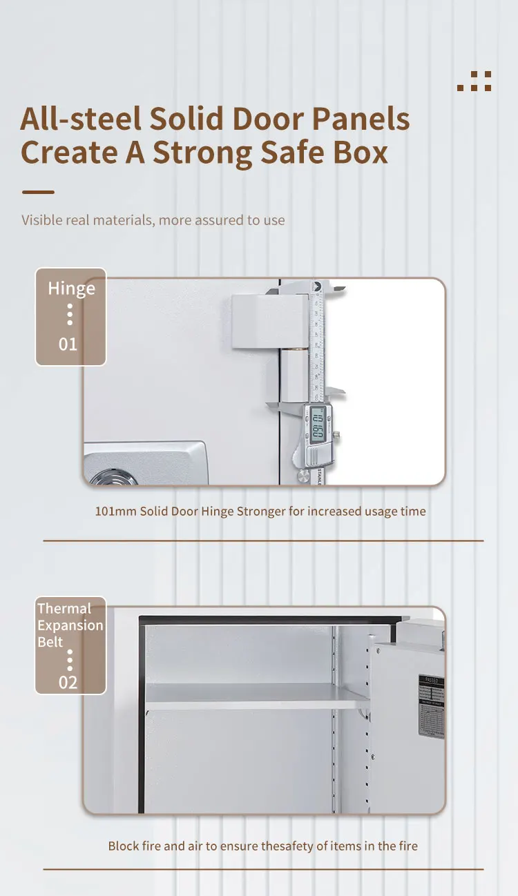 CEQSAFE High Security Electric Digital Metal Fireproof Home Office Safe Box manufacture