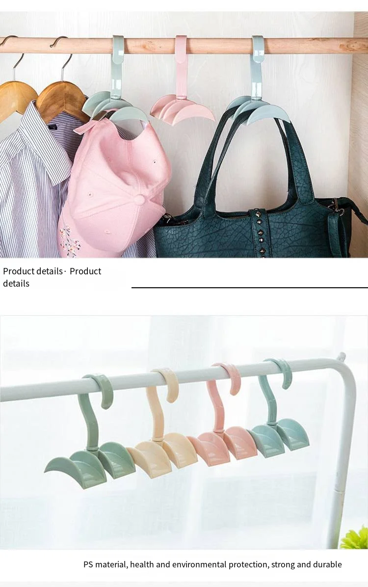 Bag storage rack 360 degrees can rotate the hanger creative tie belt rack hanger clothes novelty hooks factory