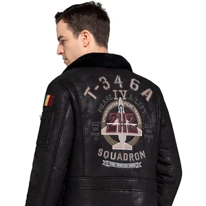 Pilot Leather Jacket High End Customization Leather Motorcycle Jacket