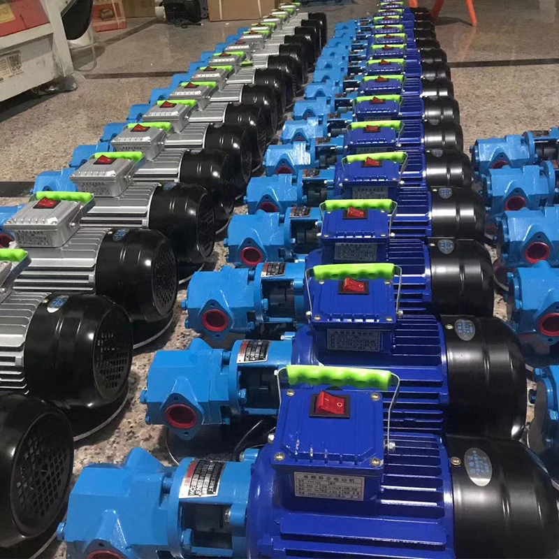 High Pressure Oil Transfer Pump Wcb Portable Gear Oil Pump Explosion