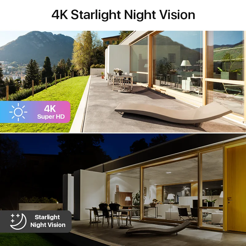 8MP Face Recognition Camera PoE 4K AI Technology Night Vision Outdoor Security Camera With Sound Network Security Cameras