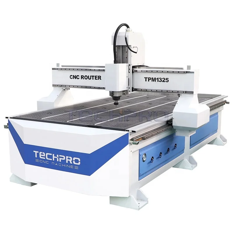 TechPro Factory Supply Good Machine 3 Axis Wood Cnc Router Woodworking Engraving Machine Wood Cutter