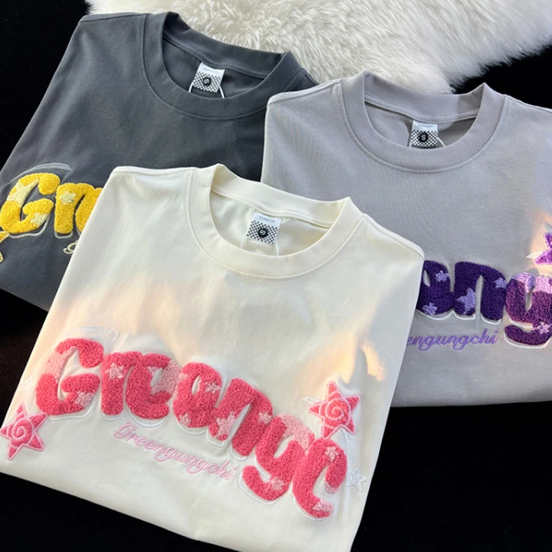 Men Puff Print Oversized T Shirt Tee High Quality,Custom T Shirts Puff