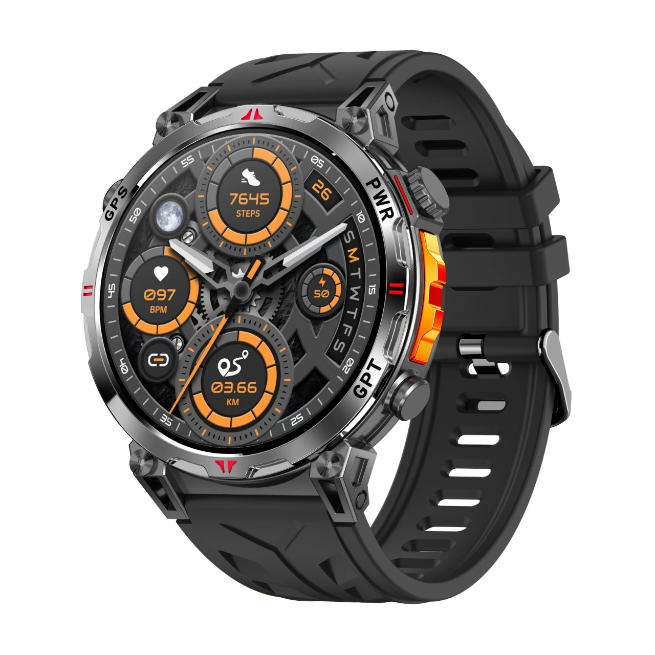 2026 GPS Sports Smart Watch with 1.56 Inch Amoled Screen IP68