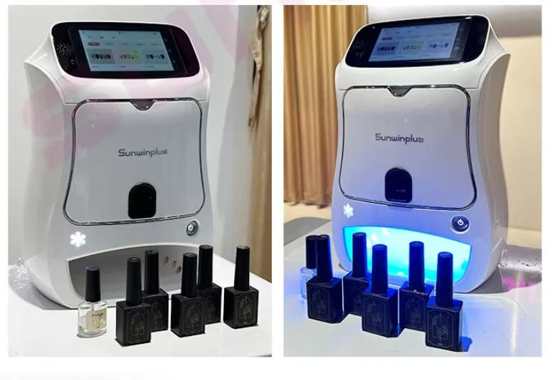 Commercial Use Professional 3D Intelligent Nail Printer WiFi Bluetooth Wireless with Automatic Painting & Drying Electric Supply
