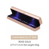 Chain Bracelet Box Rose Gold