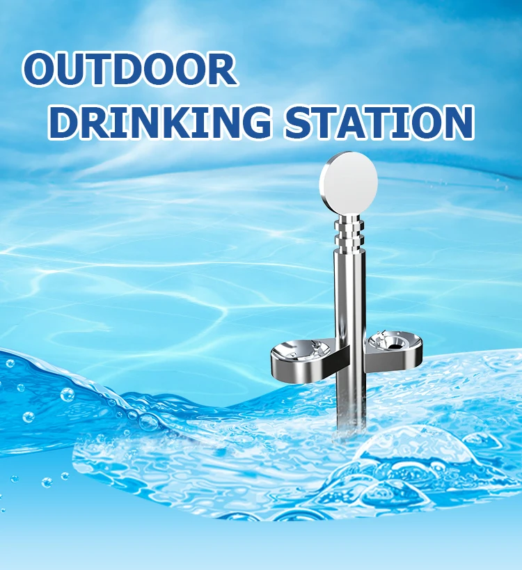 IUISON Factory directly sales 304 stainless steel water outdoor drinking fountains wall mount manufacture