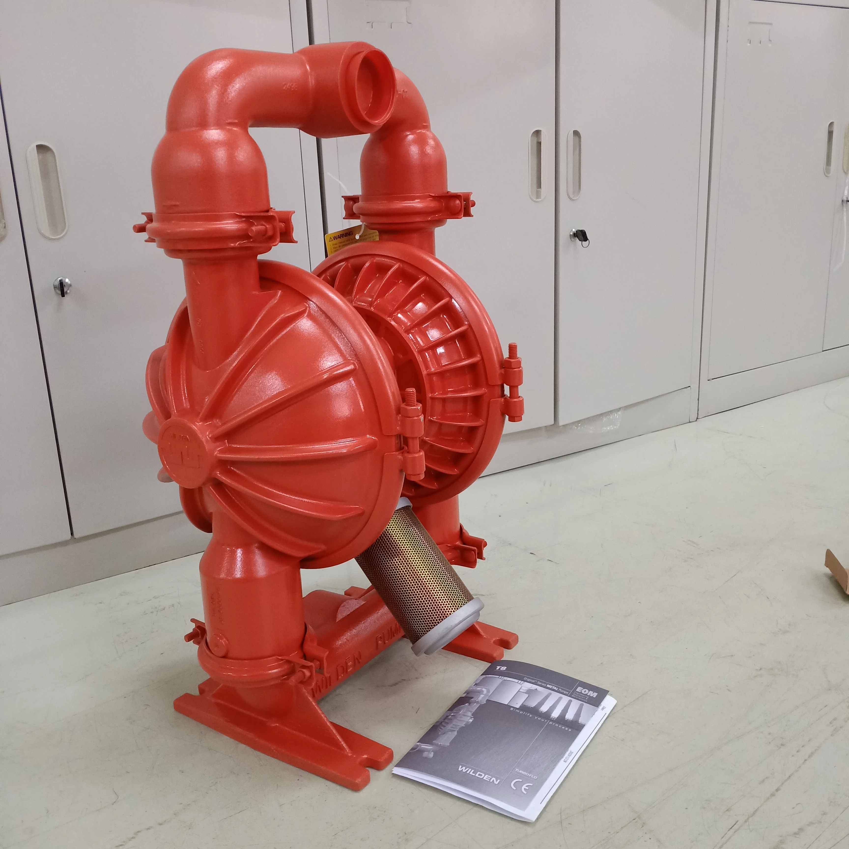 Wilden pompa diafragma pneumatik, dioperasikan udara inci  T8/aaab/ZWS/WF/WF/0014 cangkang aluminium dan diafragma Santoprene tekanan  rendah