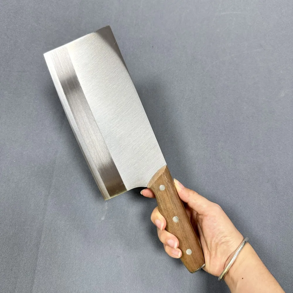 MCD888 Home Kitchen Cleaver Super sharp Meat Slicer Composite Edge Chinese Classic Chefs Knife Stainless Steel Vegetable Knife
