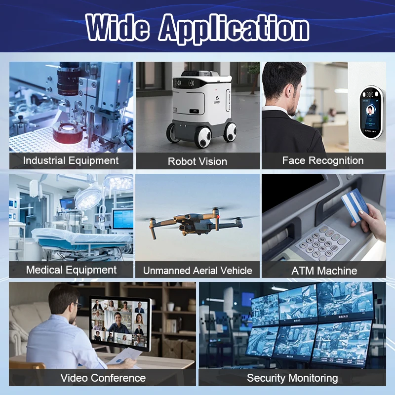 PS5268 1080P USB Camera Module Low-light 0.003Lux WDR 86dB 2MP CMOS Sensor Mini SDK Compatible Raspberry Windows Linux details