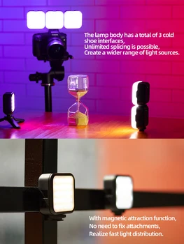 GODOX LED6R RGB Video Light LED Camera Full Color Photography Fill Light Dimmable Mini Pocket Live Streaming Video Light detail image