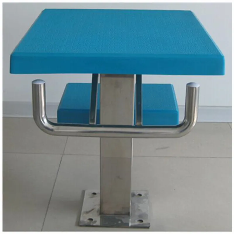 Factory Price Stainless Steel Two-Step Swimming Pool Jumping Starting Block Square Shape
