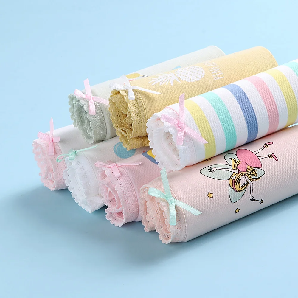 4 шт., Детские хлопковые дышащие трусы