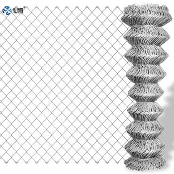 Hebei Factory Direct 3ft 4ft 5ft 6ft Feet Tall Galvanized Chain Link Fence Roll Custom Diamond Chain Link Fence