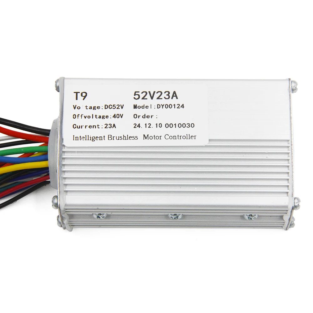 DC 52V 23A Brushless Motor Controller for Electric Scooters EBike Conversion Kit with QS-S4 LCD Electric Bicycle Controller