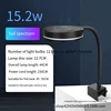 Panel de luz grande negro de 15.2W