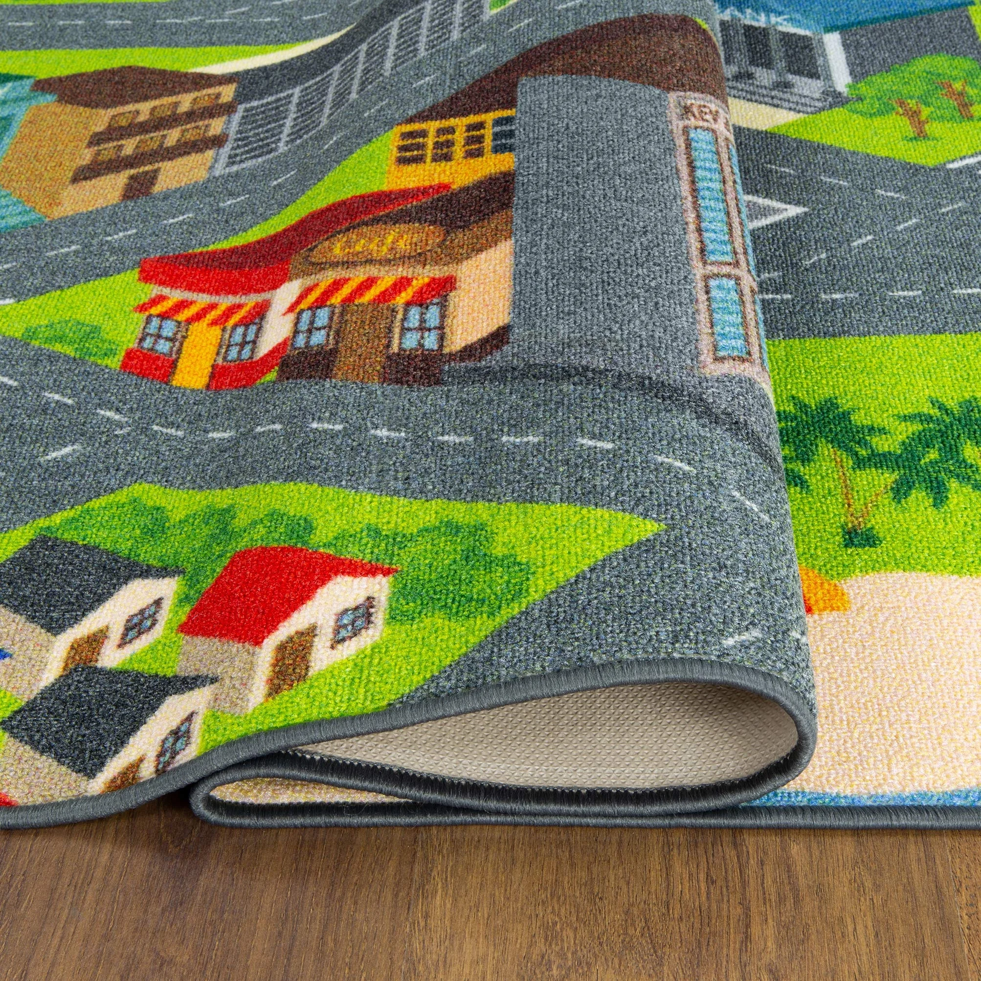 Printed Polyester Carpet Super Soft Fluffy Kids Rug for Kids Room details