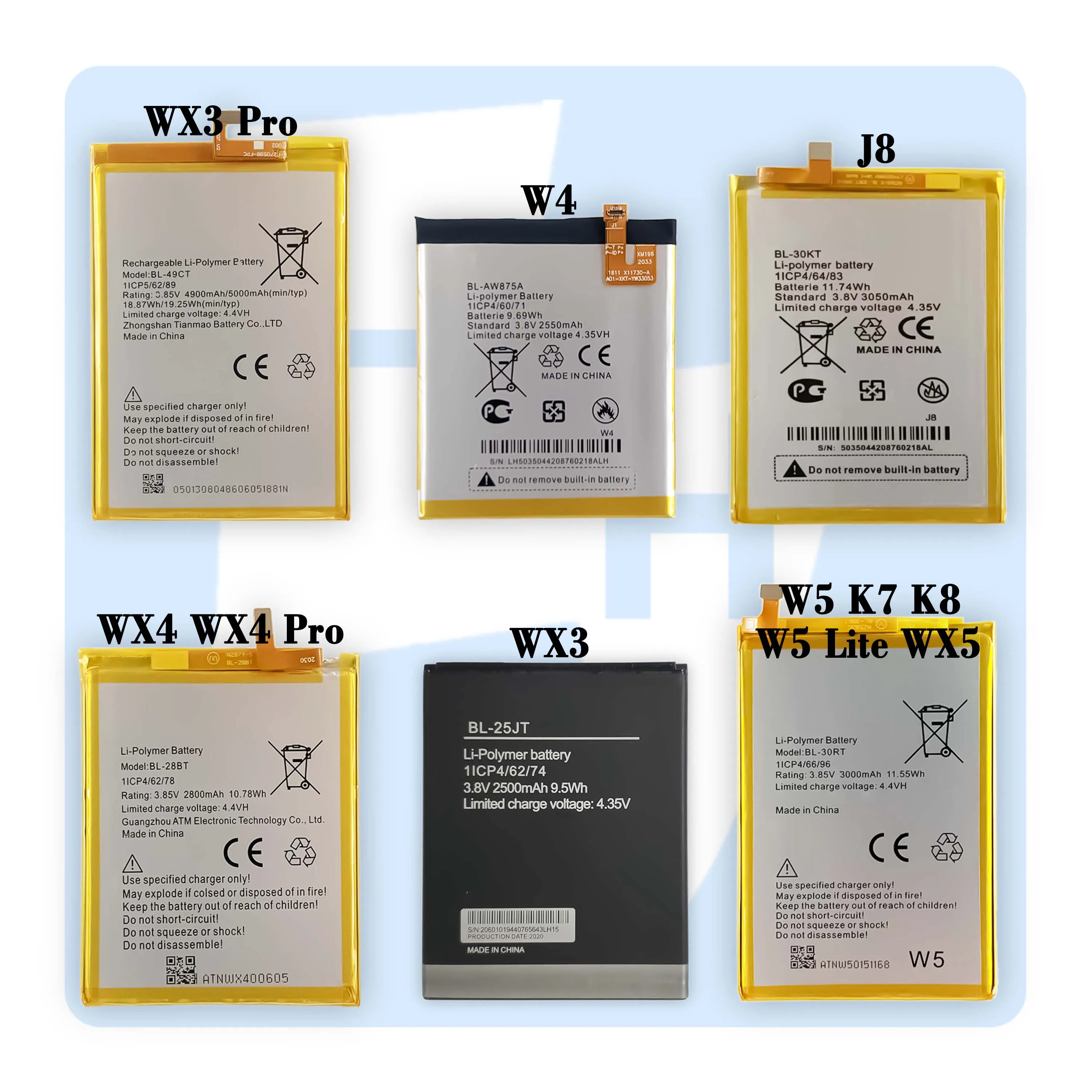 wx3 battery