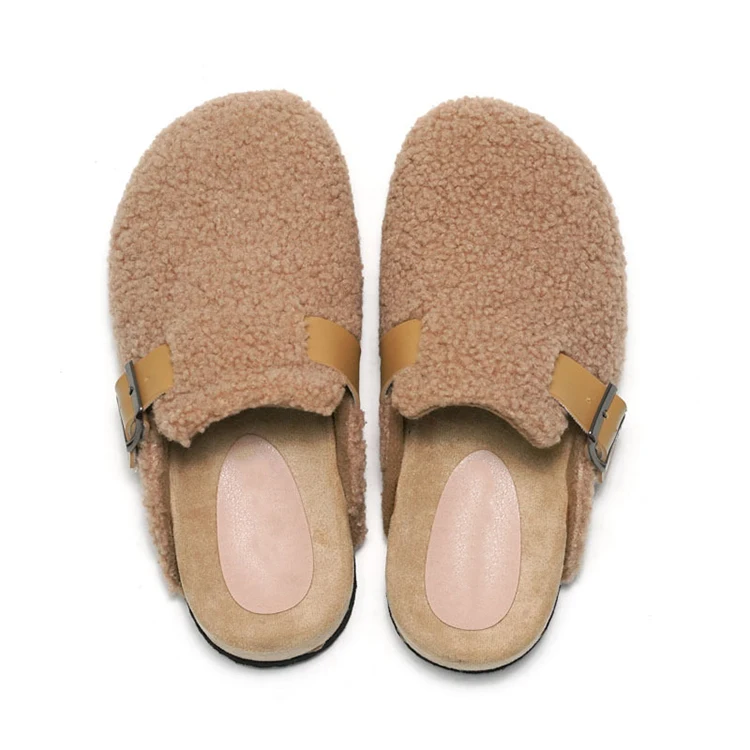 New Autumn Winter Women Casual Genuine Leather Outside Buckle Cashmere ...