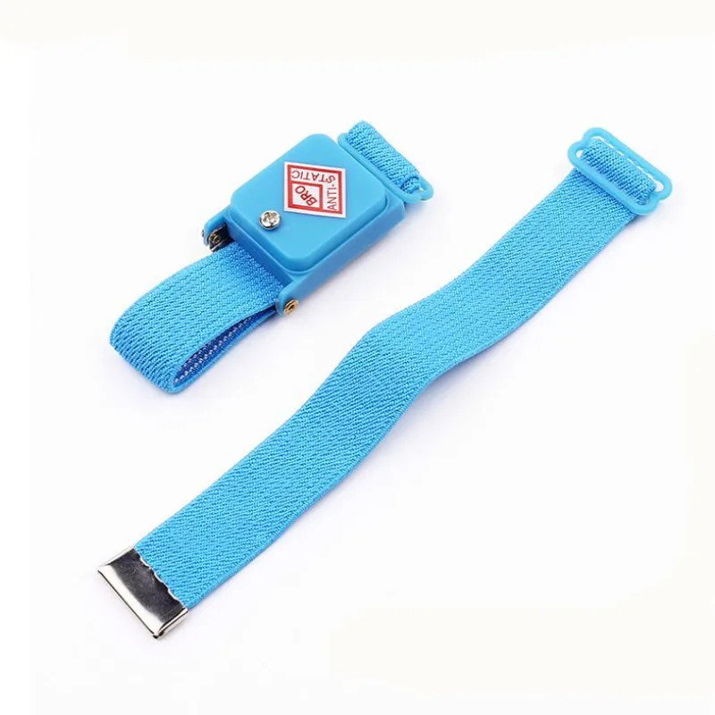 Anti Static Wrist Straps, Cordless Anti-Static Wrist Strap Discharge Band,  ESD Discharge Cable Band Wrist Strap-Blue