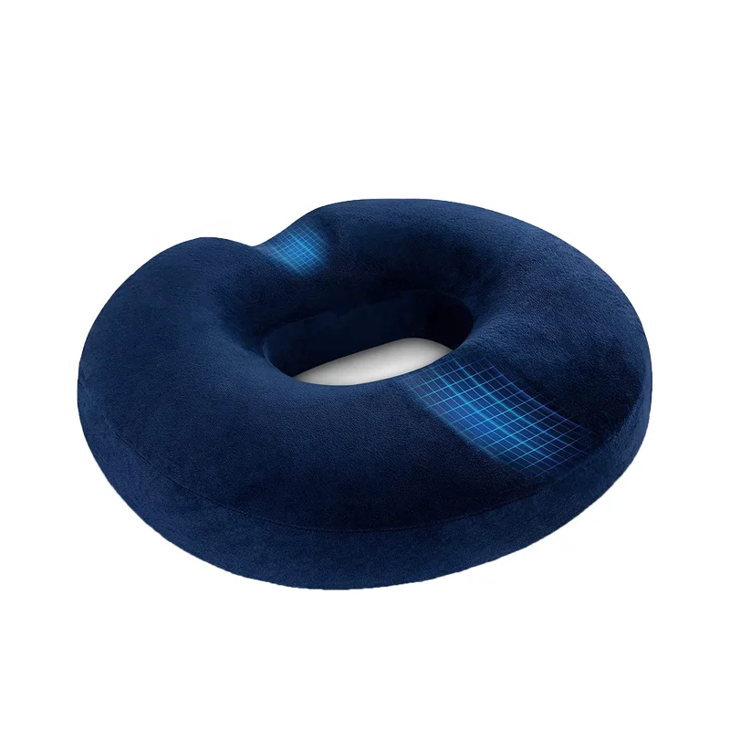 Donut Pillow Hemorrhoid Seat Cushion For Office Chair, Inflatable