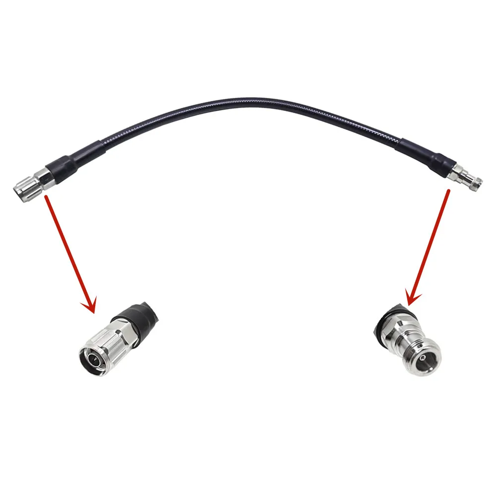 مصنع N ذكر إلى أنثى N للكابل القفز الفائق المرونة بقطر 1/2 بوصة، كابل تمديد هوائي GPS RF راديو