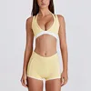 Yellow-Bra & Shorts