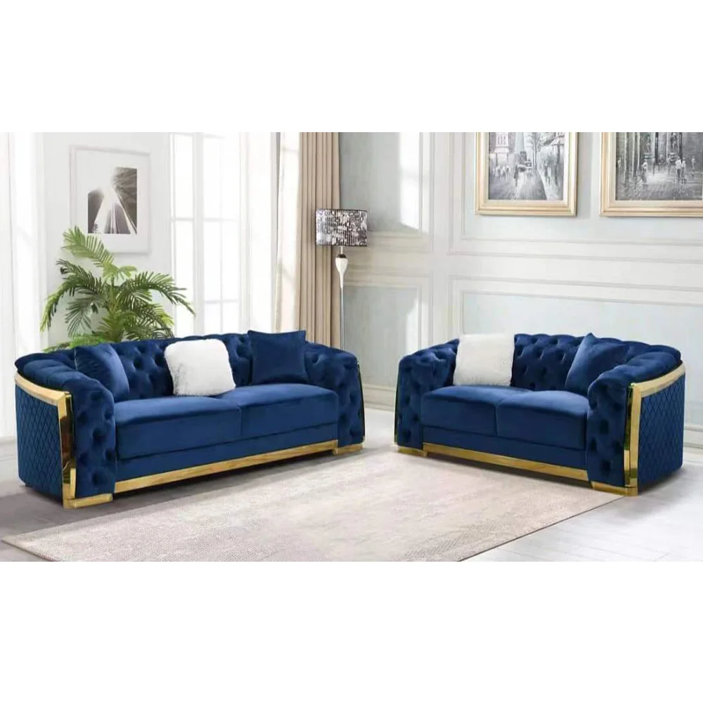 Italian Luxury Sofa Set Living Room Furniture Modern Home Luxury