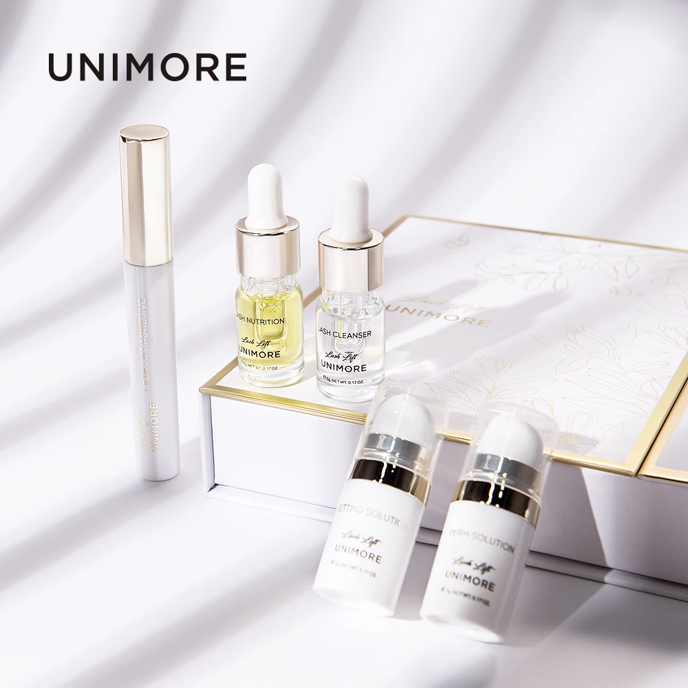 Набор для подтяжки ресниц Unimore саше крем тинт бровей мастер набор перманентной