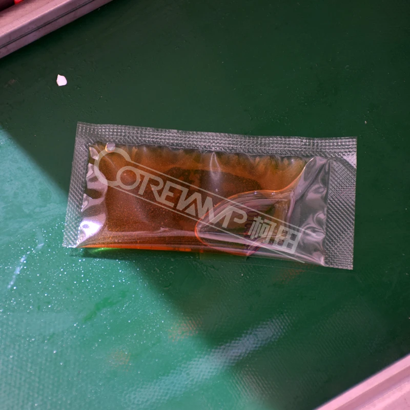 Automatic Filling Machine Perforated Three Side Bag of Ketchup Milk Honey Liquid Small Sachet Sealing Packing Machine
