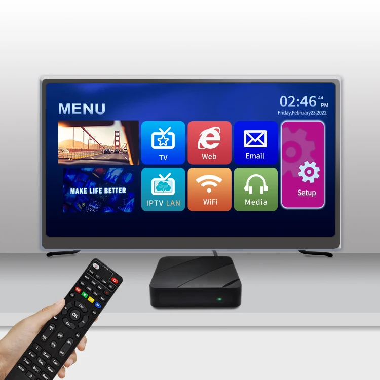 Comprehensive and Expert Technical Assistance CAS Support MPEG4 H.264 HEVC H.265  Digital DVB C Descrambler Cable Tv Decoder Box
