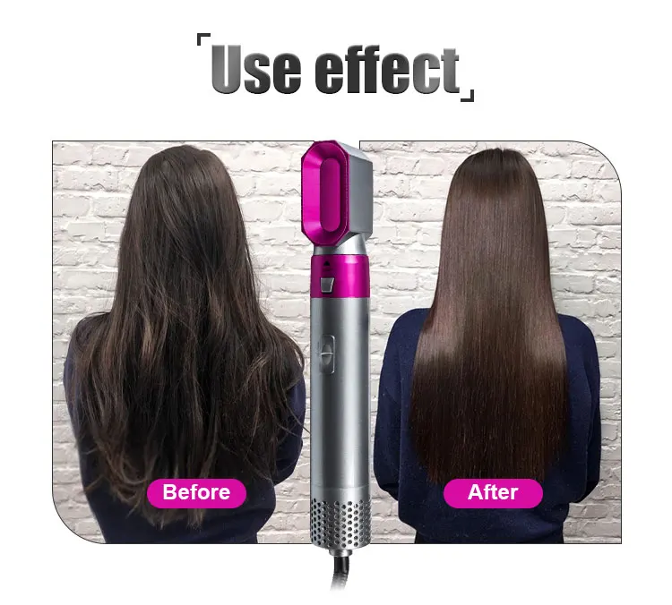 5 In 1 Best Travel Hair Dryer Brush Private Label Hair Curly