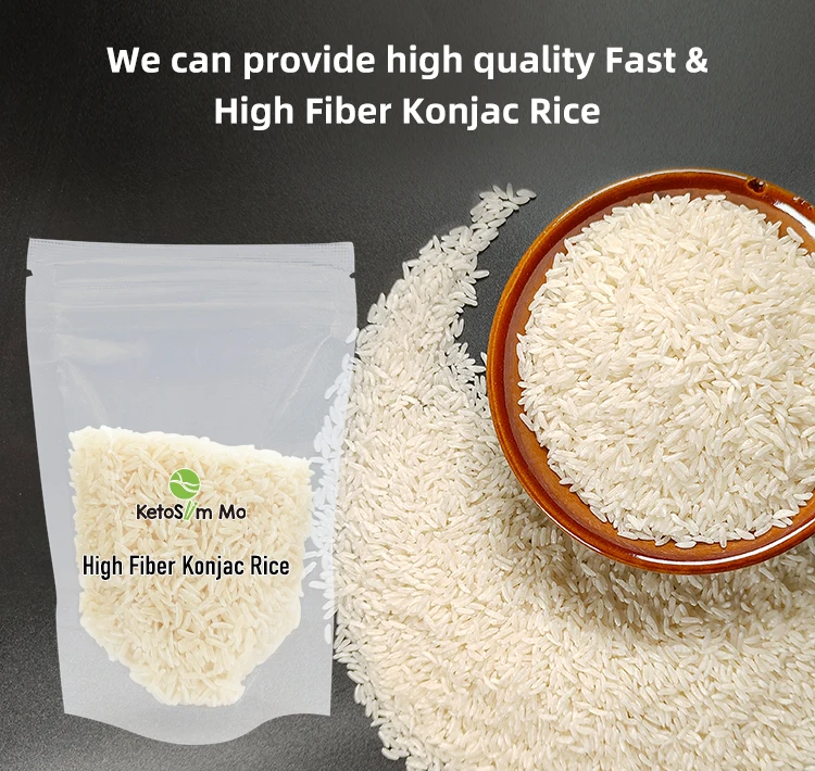 Precooked Ready To Eat Konjac Food Instant Protein Nutrition Fibre Low
