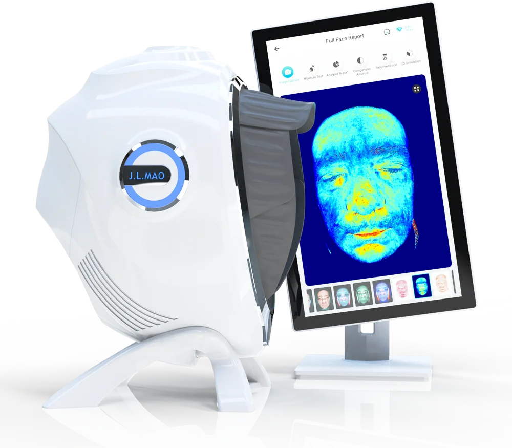 Facial Skin Analysis Machine Full Face Skin Analysis Deep Skin Problem Detection Beauty Salon Equipment