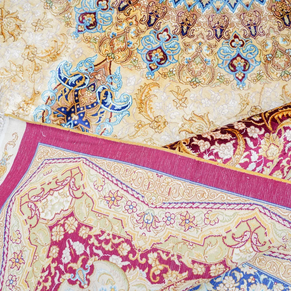 10x14ft Persian Hallway Runner Rugs Area Turkish Carpets Living Room Large Miniature Stain Removal Silk Rug