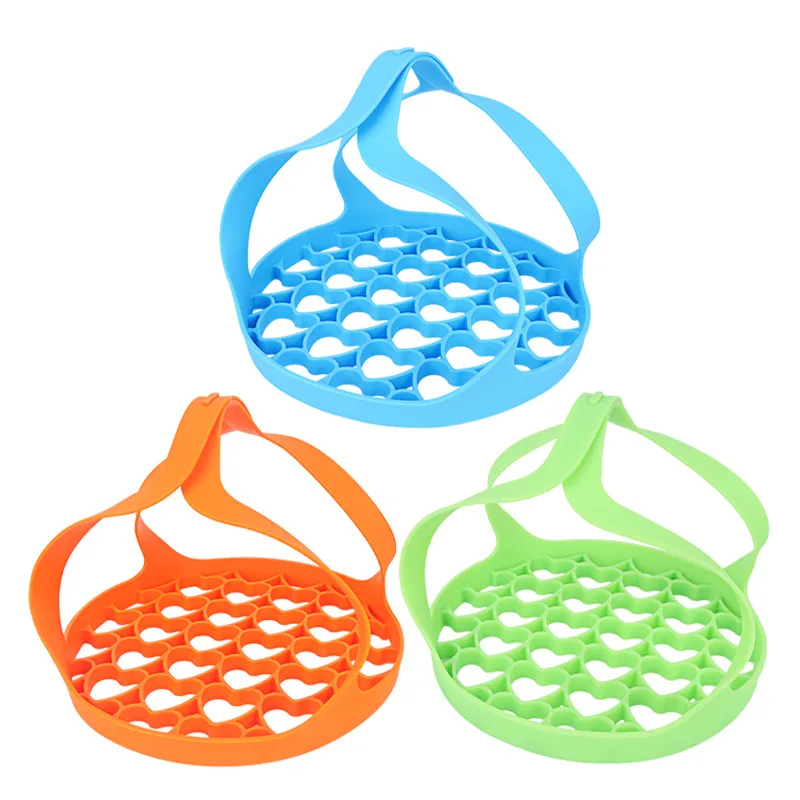 Silicone Egg Steamer Rack Insulation Pad Egg Steaming Tray Stand
